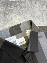 Burberry short sleeve charcoal shirt