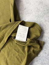 Moncler khaki green polo shirt