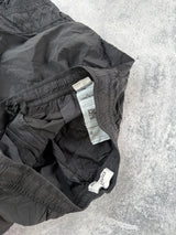 Stone island SS24 black nylon metal cargo shorts