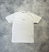 Stone island black & white graphic tee