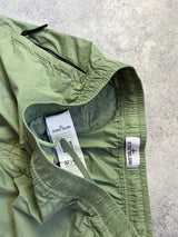Stone island green cuffed cargo trousers