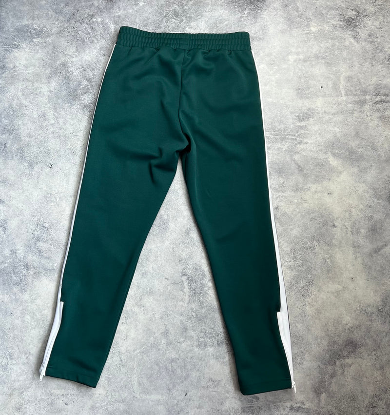 Palm angels dark green track pants