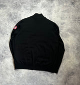 Canada goose black light hybridge knit jacket