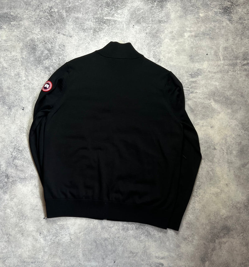 Canada goose black light hybridge knit jacket