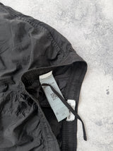 Stone island SS22 black nylon metal cargo shorts