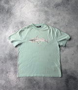 Palm angels baby blue shark tee