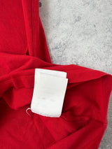 Moncler red arm logo tee