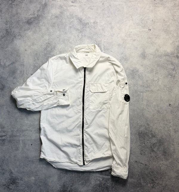 CP company white overshirt