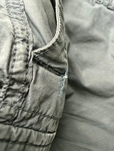 Stone island charcoal grey cargo shorts