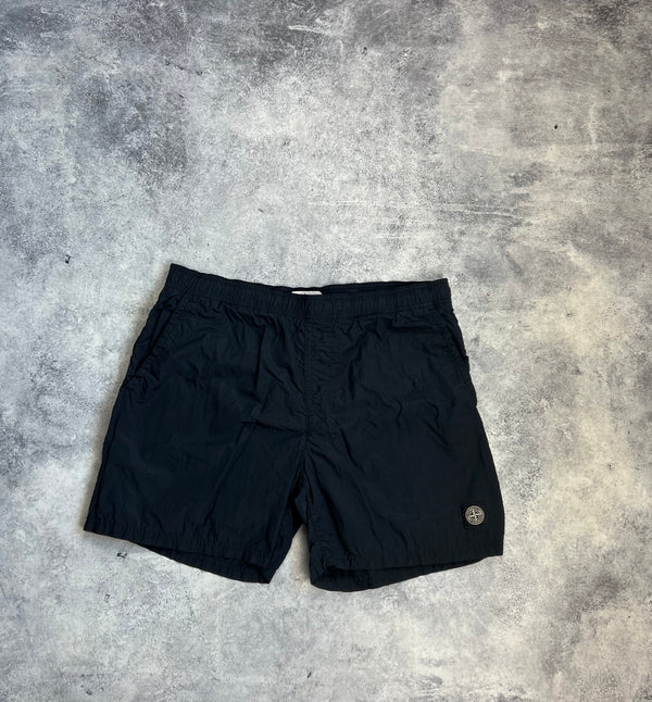 Stone island 2019 navy nylon metal swim shorts
