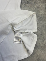 Moncler white polo shirt