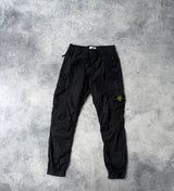 Stone island black cargo trousers