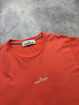 Stone island 2020 orange graphic tee