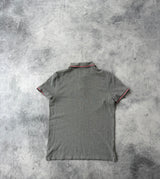 Moncler grey polo shirt