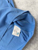Moncler blue polo shirt
