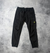 Stone island AW24 black cargo trousers