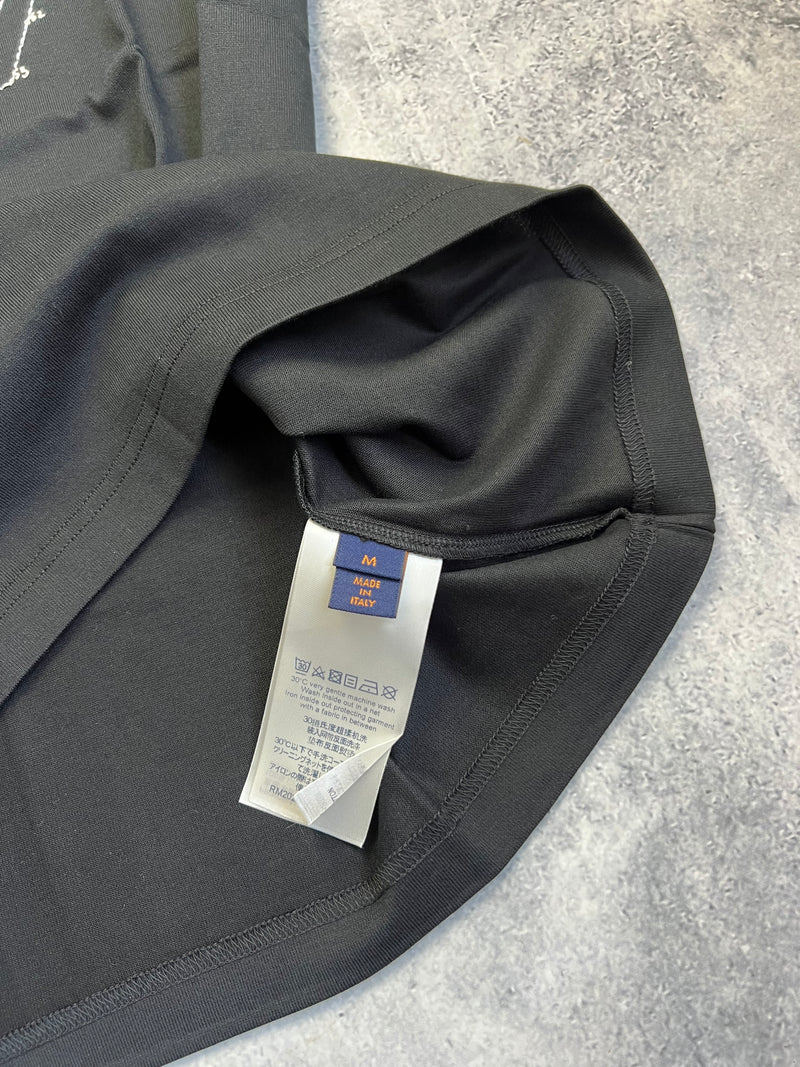 Louis Vuitton black connect the dots tee