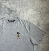 Palm angels grey small pirate bear tee