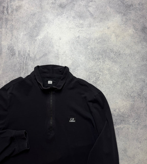CP company black CP logo polo shirt
