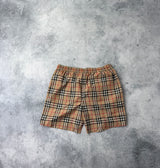 Burberry house check swim shorts