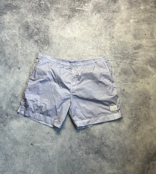 CP company chrome nylon lilac swim shorts