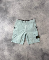 Stone island SS22 light blue cargo shorts
