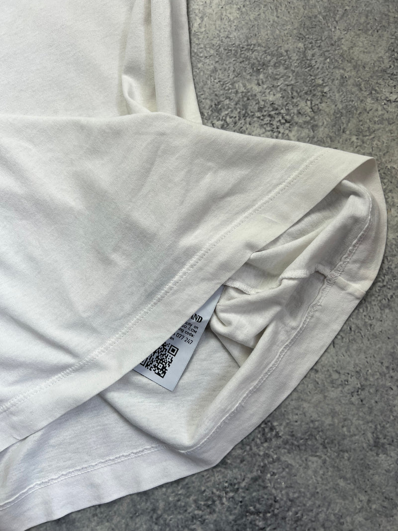 Stone island black & white graphic tee