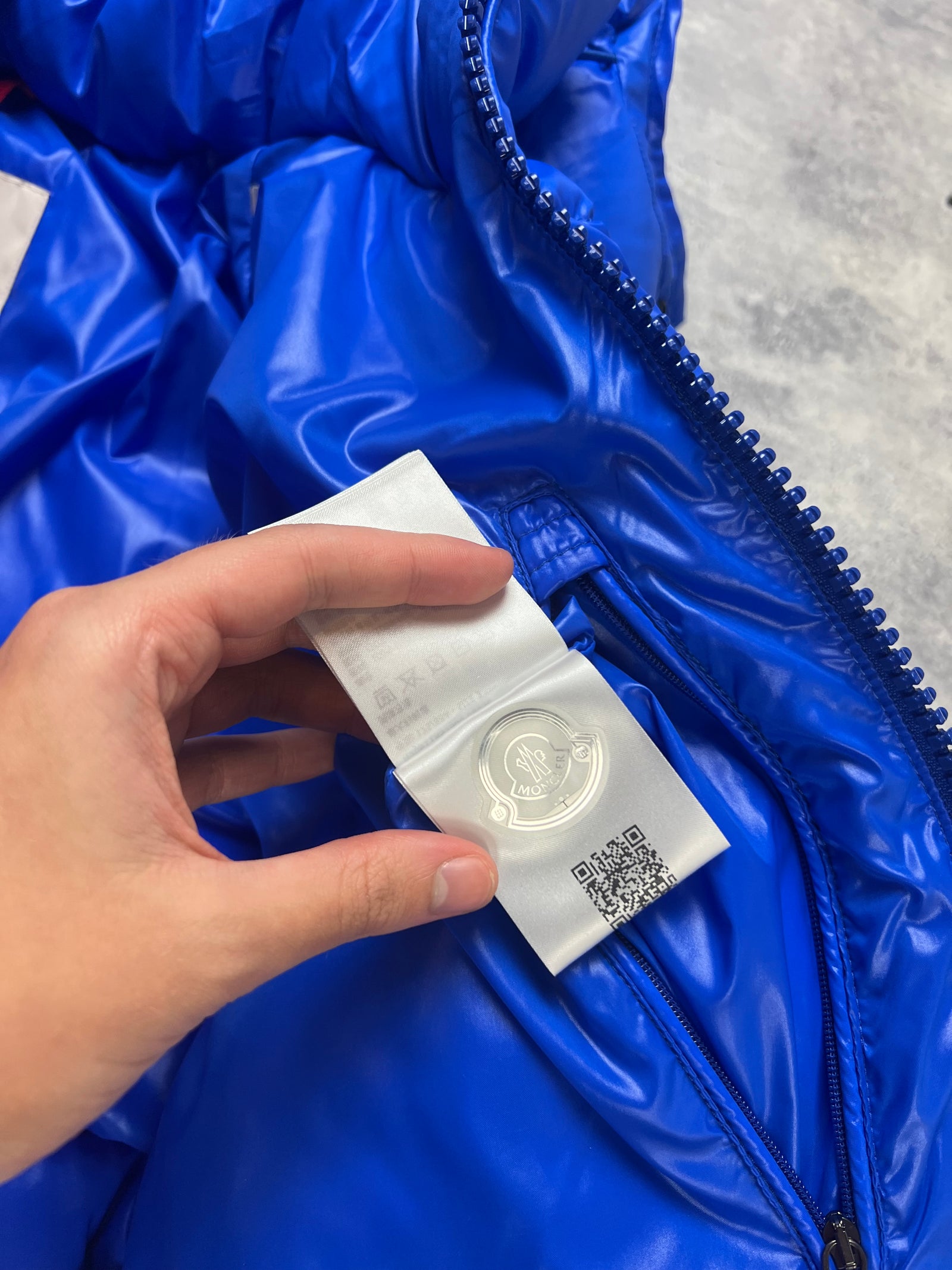 Moncler blue maya giubbotto jacket – MrBreckz Limited