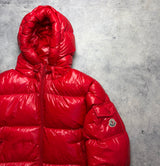Moncler ecrins red jacket