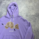 Palm angels lilac kill the bear hoodie