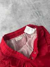 Moncler red swim shorts