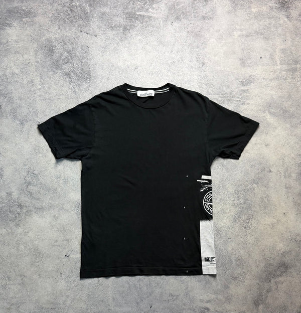 Stone island 2020 black graphic tee