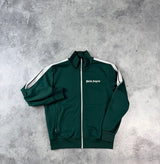 Palm angels dark green track jacket