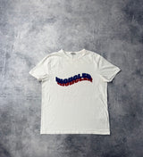 Moncler wave logo white tee