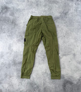Stone island SS22 olive green cuffed cargo trousers