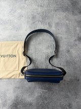 Louis Vuitton cobalt blue monogram outdoor messenger bag