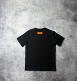 Louis Vuitton black stitch logo tee