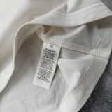 Burberry check patch white tee
