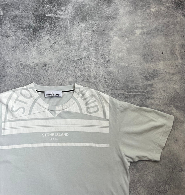 Stone island 2022 grey graphic tee