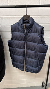 Dior navy oblique gilet