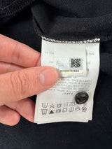 Moncler black & grey polo shirt with arm logo
