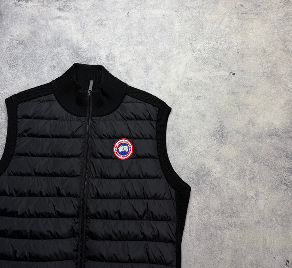 Canada goose black knit gilet