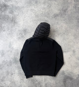 Moncler navy tricot cardigan