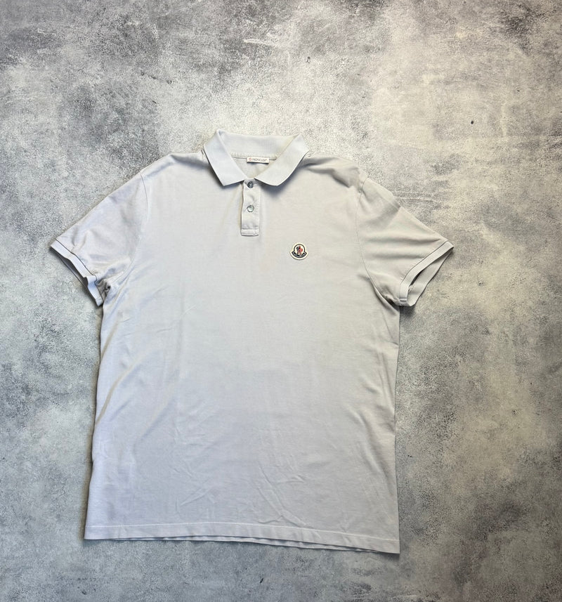 Moncler grey polo shirt