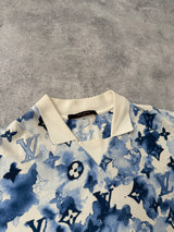 Louis Vuitton watercolor monogram polo shirt