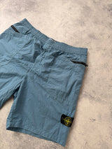 Stone island SS22 blue cargo shorts