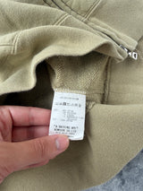 Bape beige shark full zip hoodie