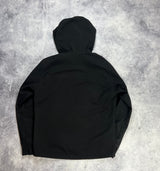 CP company black zip up goggle soft shell jacket