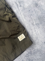 CP company khaki nylon chrome swim shorts