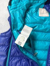 Moncler raglot blue gilet